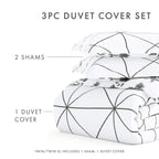 Parure de lit réversible surdimensionnée 3 pièces style maison de campagne Becky Cameron