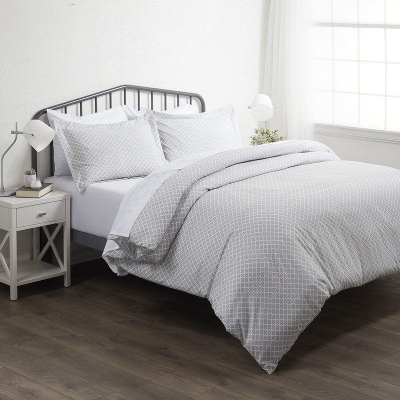 Parure de lit 3 pièces surdimensionnée avec housse de couette imprimée Becky Cameron