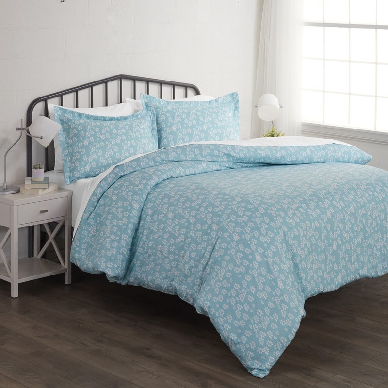 Parure de lit 3 pièces surdimensionnée avec housse de couette imprimée Becky Cameron