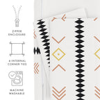 Parure de lit 3 pièces Becky Cameron Natural Geo Lines