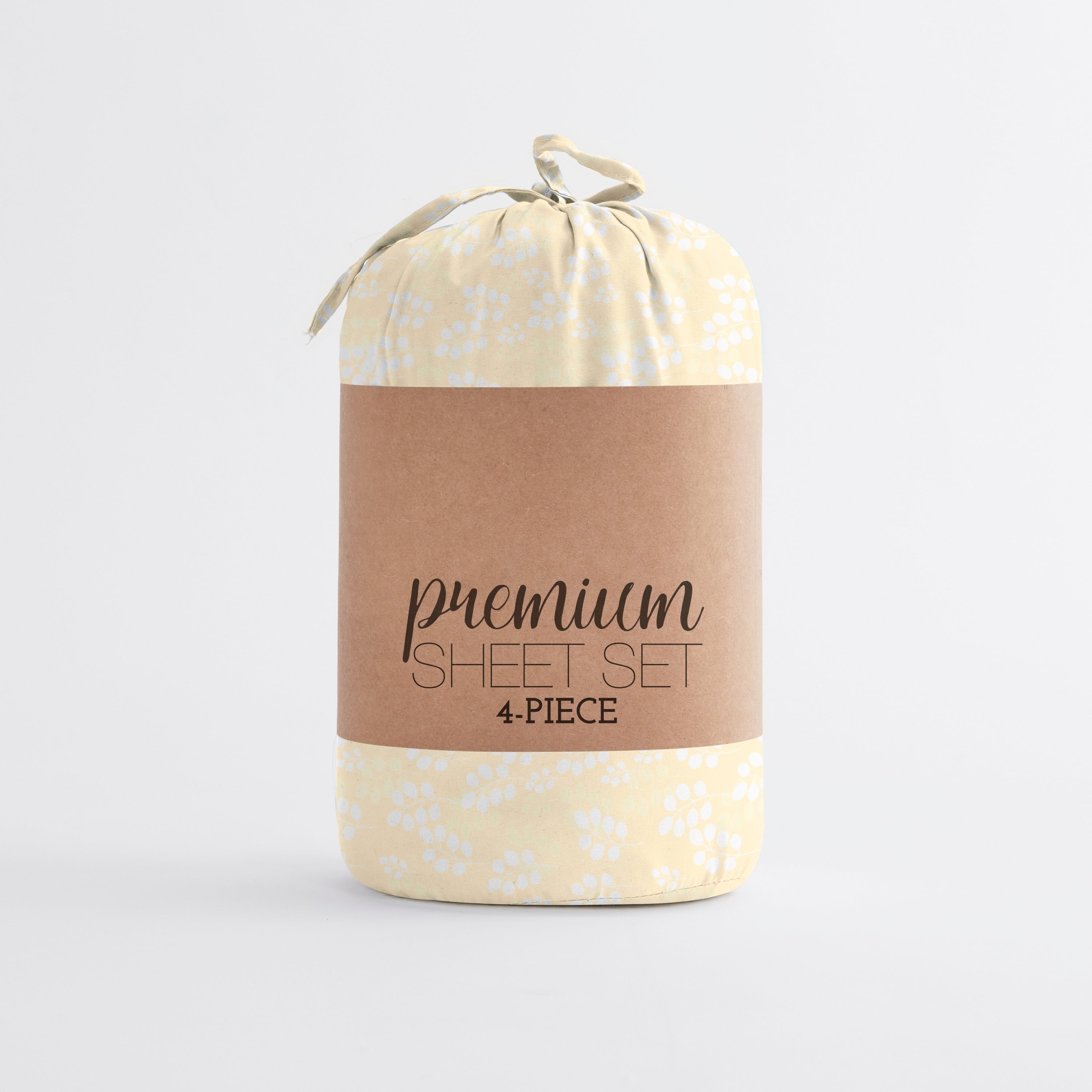 Parure de lit 4 pièces à poches profondes et imprimée Becky Cameron