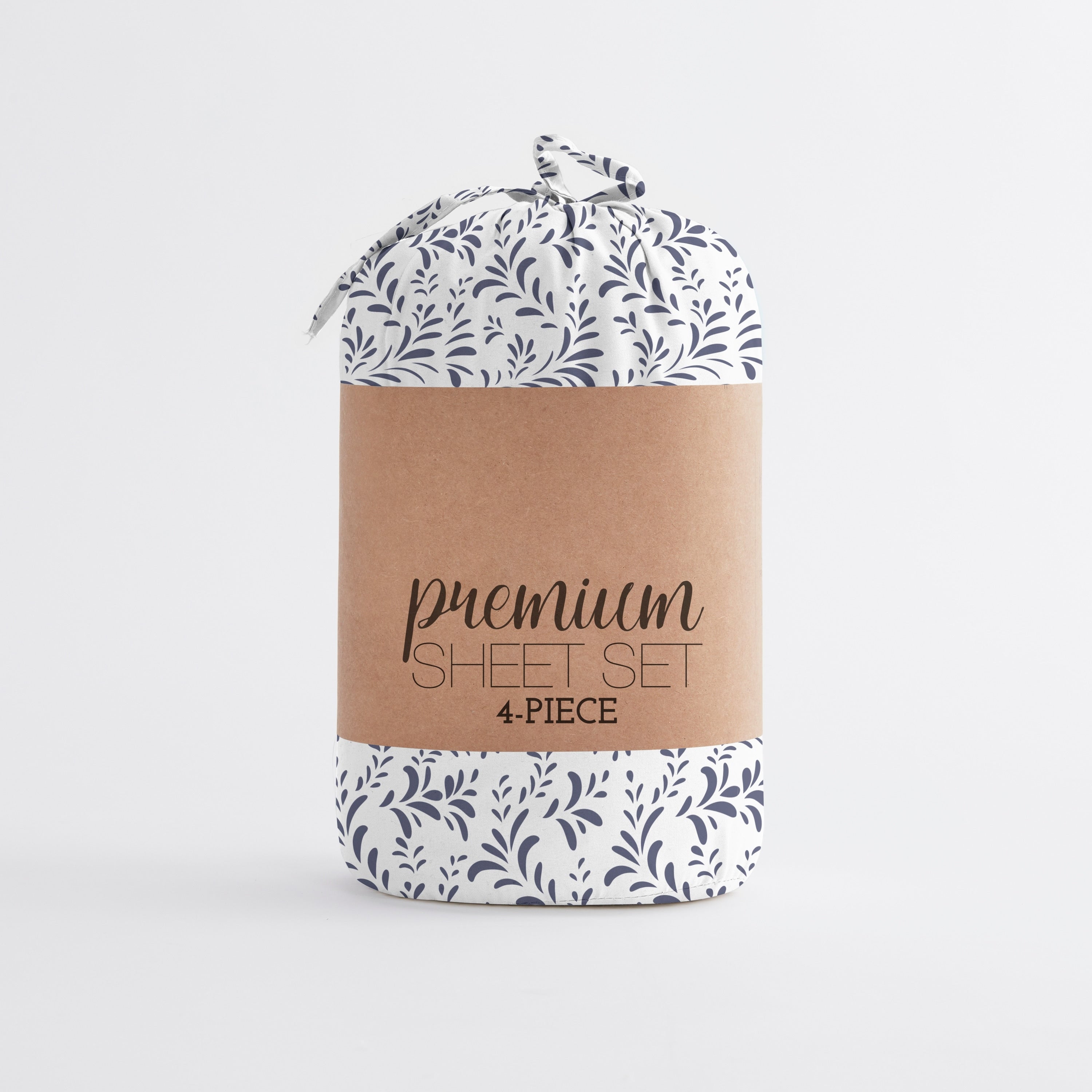 Parure de lit 4 pièces à poches profondes et imprimée Becky Cameron