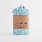 Parure de lit 4 pièces à poches profondes et imprimée Becky Cameron