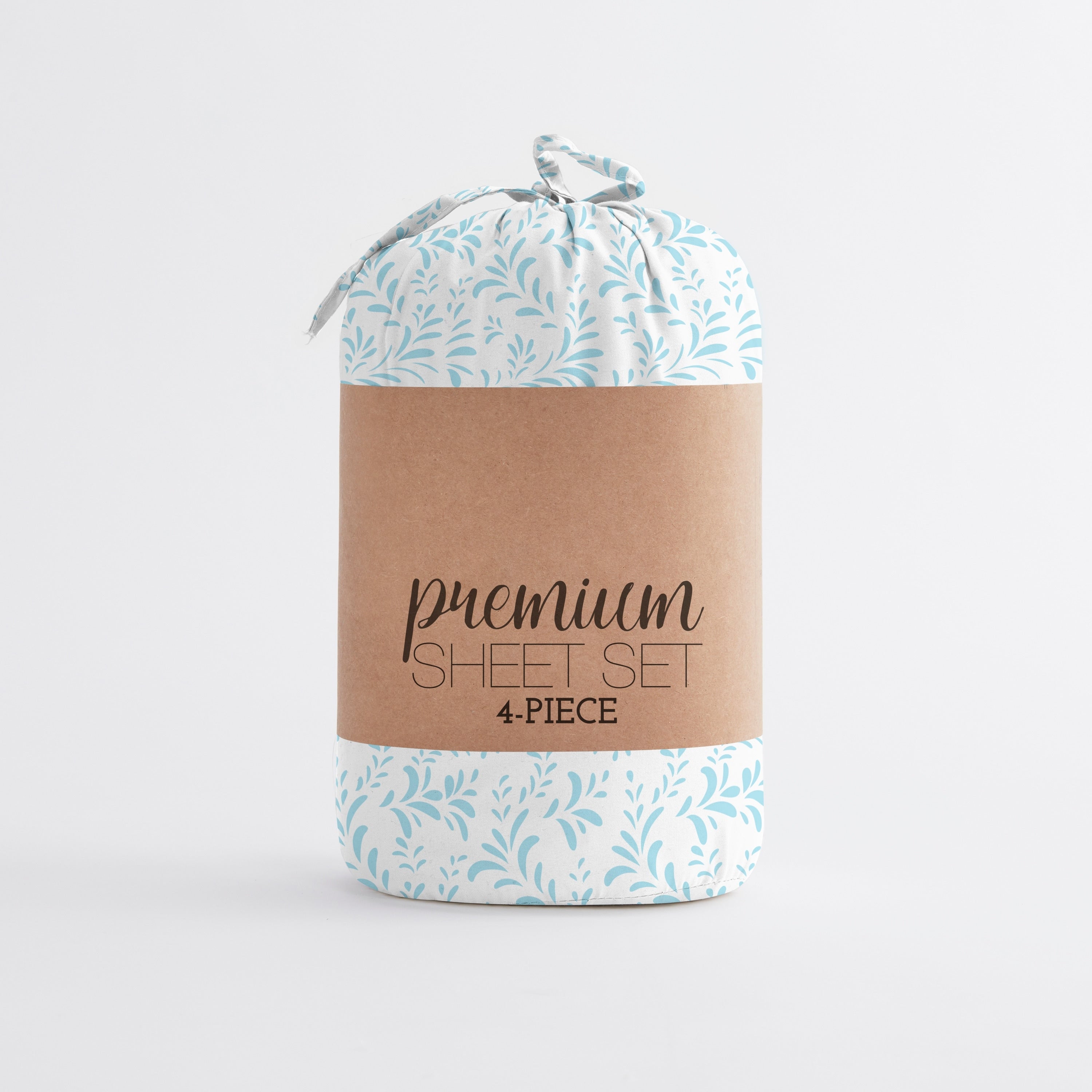 Parure de lit 4 pièces à poches profondes et imprimée Becky Cameron