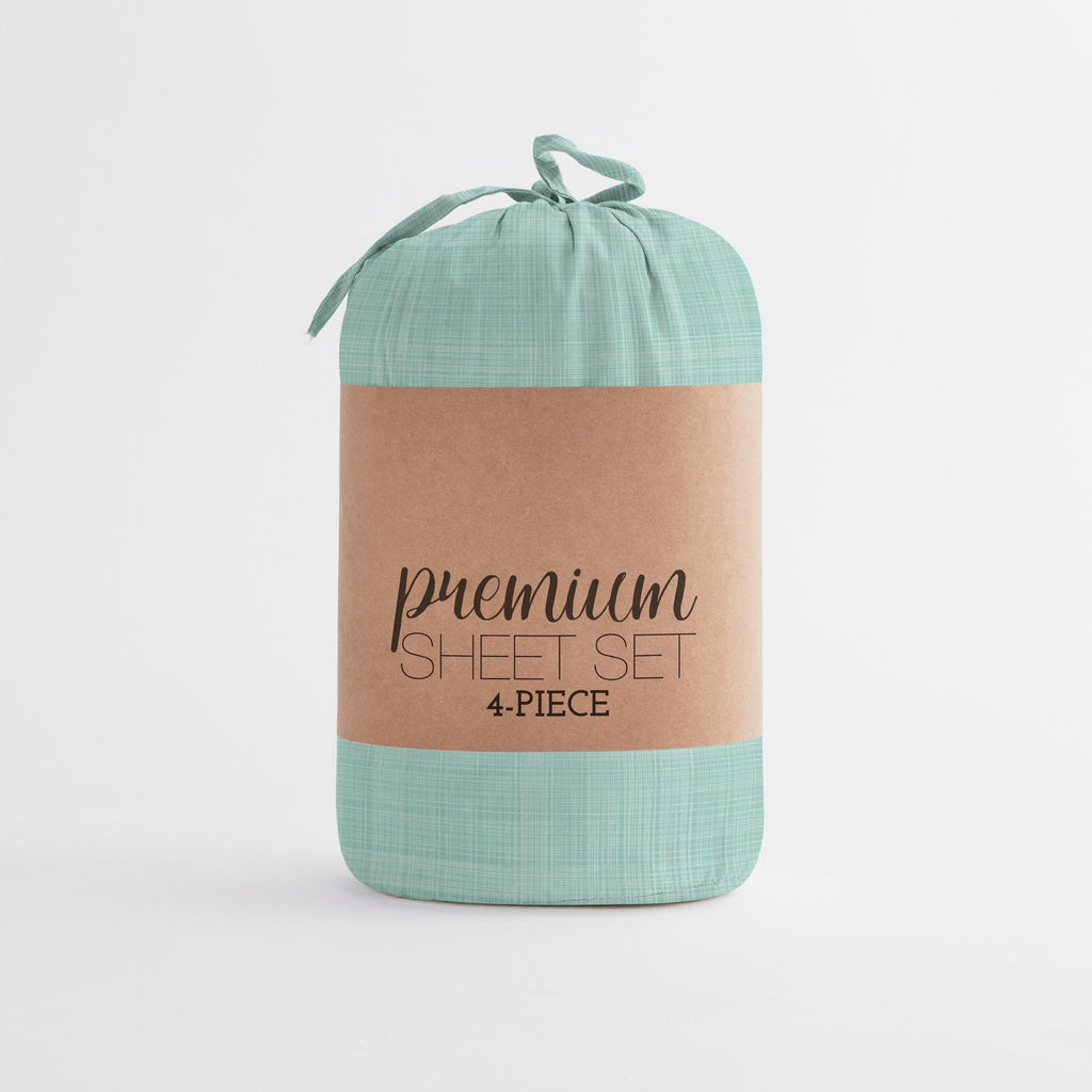 Parure de lit 4 pièces à poches profondes et imprimée Becky Cameron