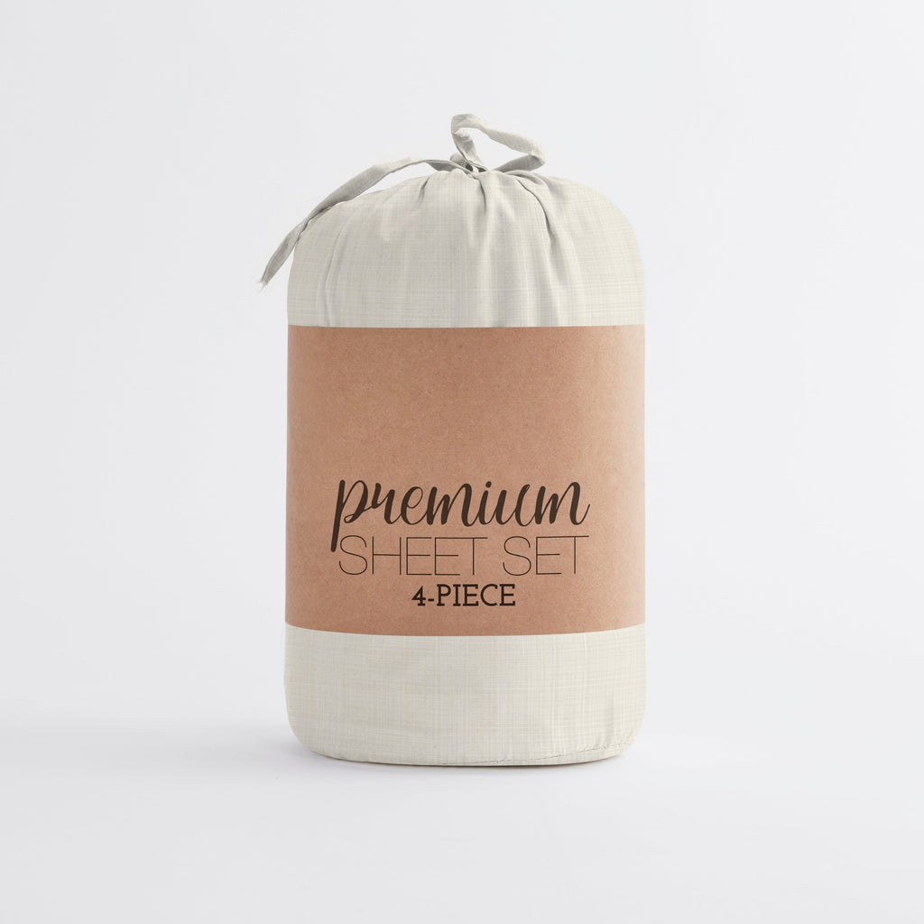 Parure de lit 4 pièces à poches profondes et imprimée Becky Cameron