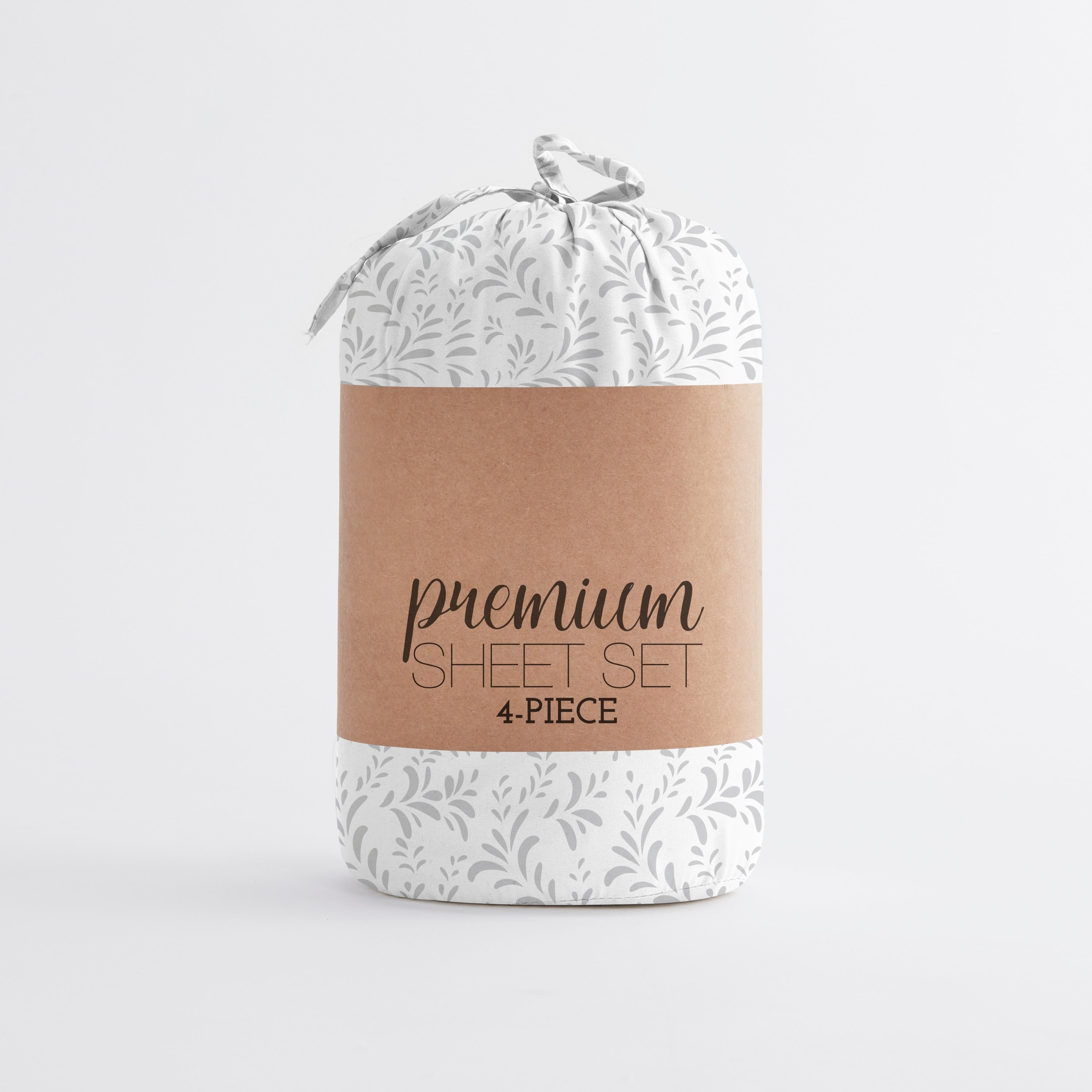 Parure de lit 4 pièces à poches profondes et imprimée Becky Cameron