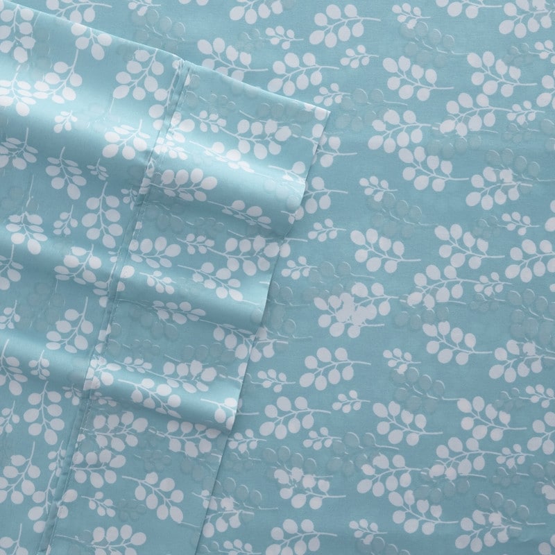 Parure de lit 4 pièces à poches profondes et imprimée Becky Cameron