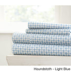 Ensemble de draps à poche profonde ultra doux imprimé Becky Cameron 4 pièces