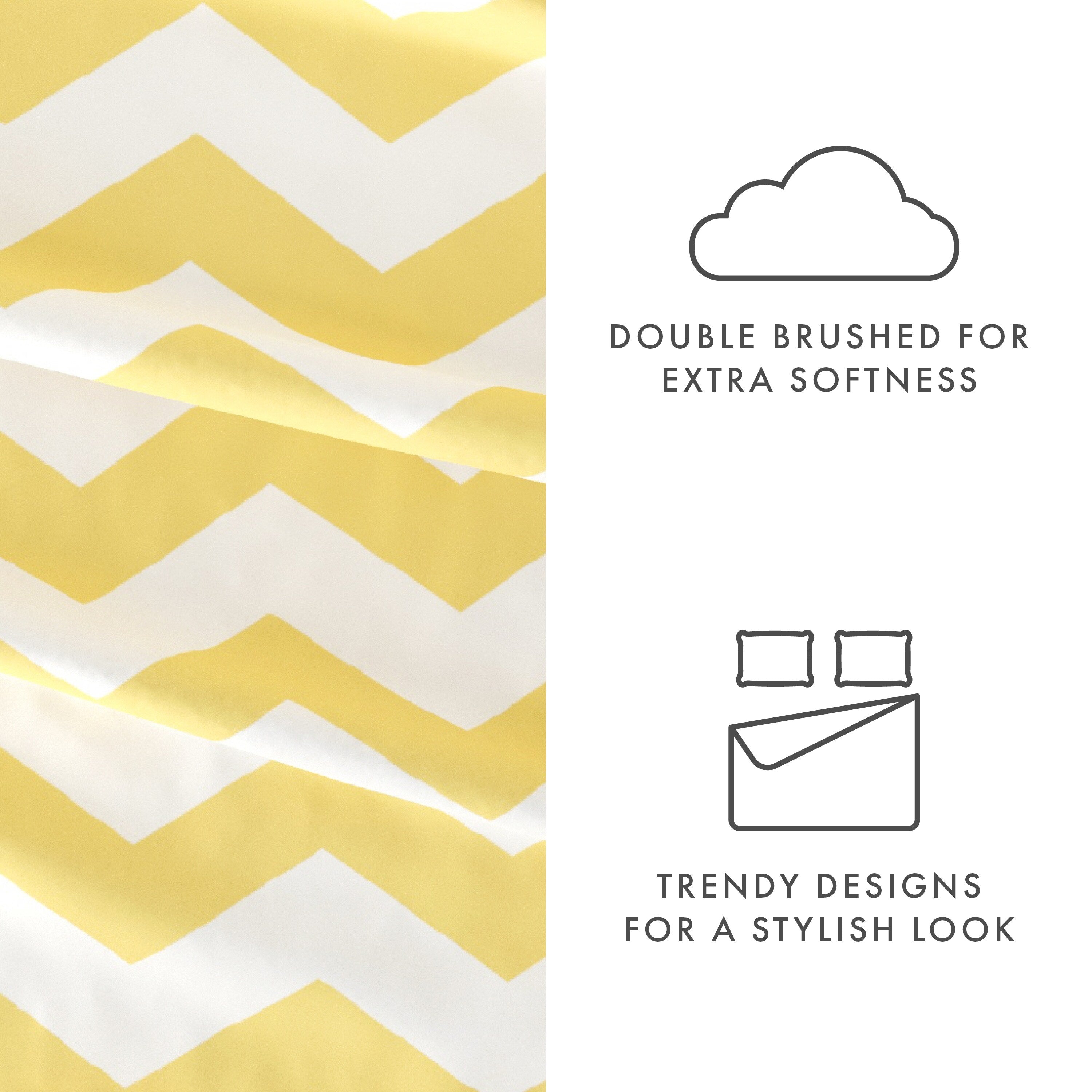 Parure de lit 4 pièces à poches profondes et ultra douce Becky Cameron