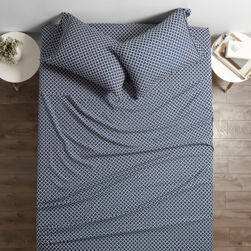 Ensemble de draps à poche profonde ultra doux imprimé Becky Cameron 4 pièces