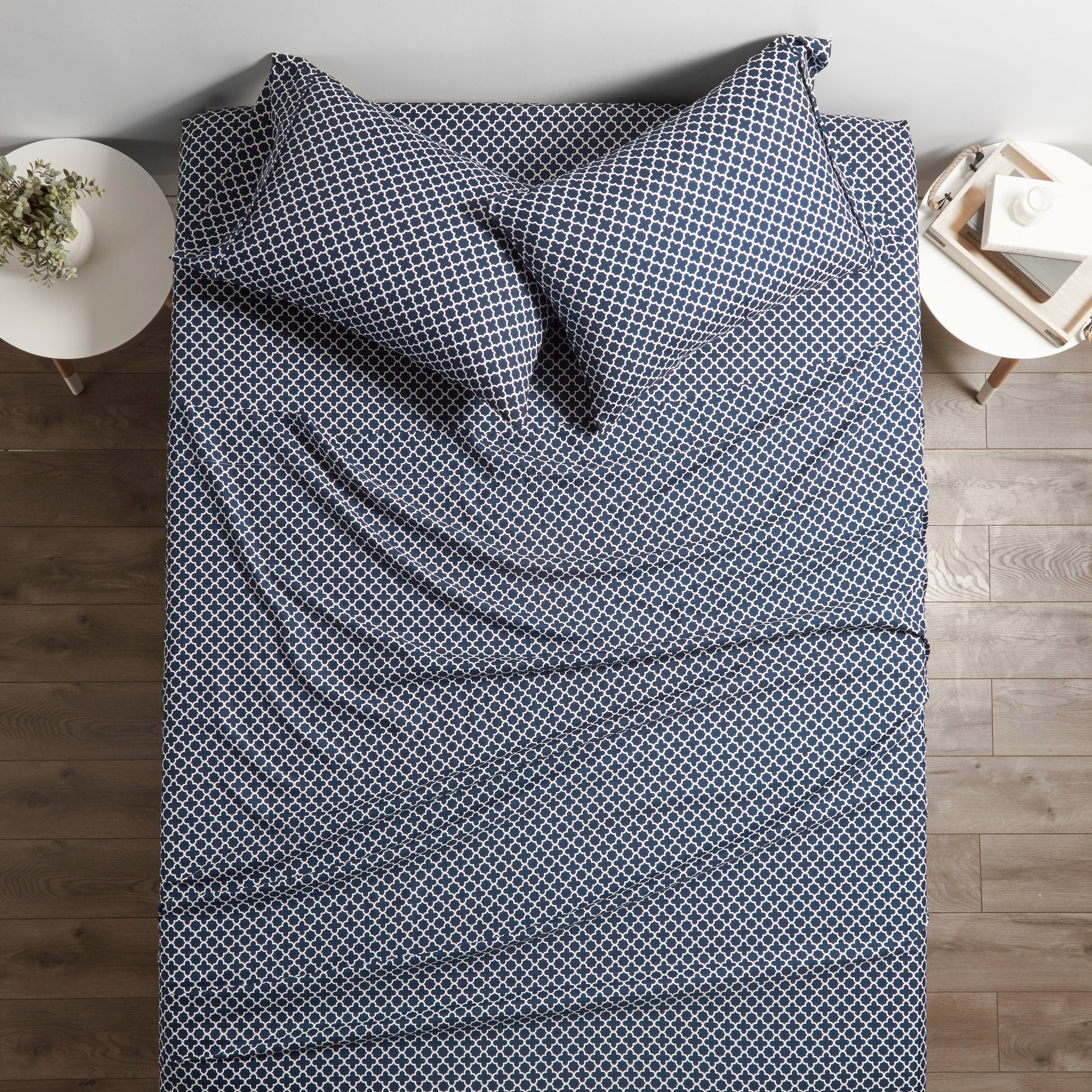 Ensemble de draps à poche profonde ultra doux imprimé Becky Cameron 4 pièces