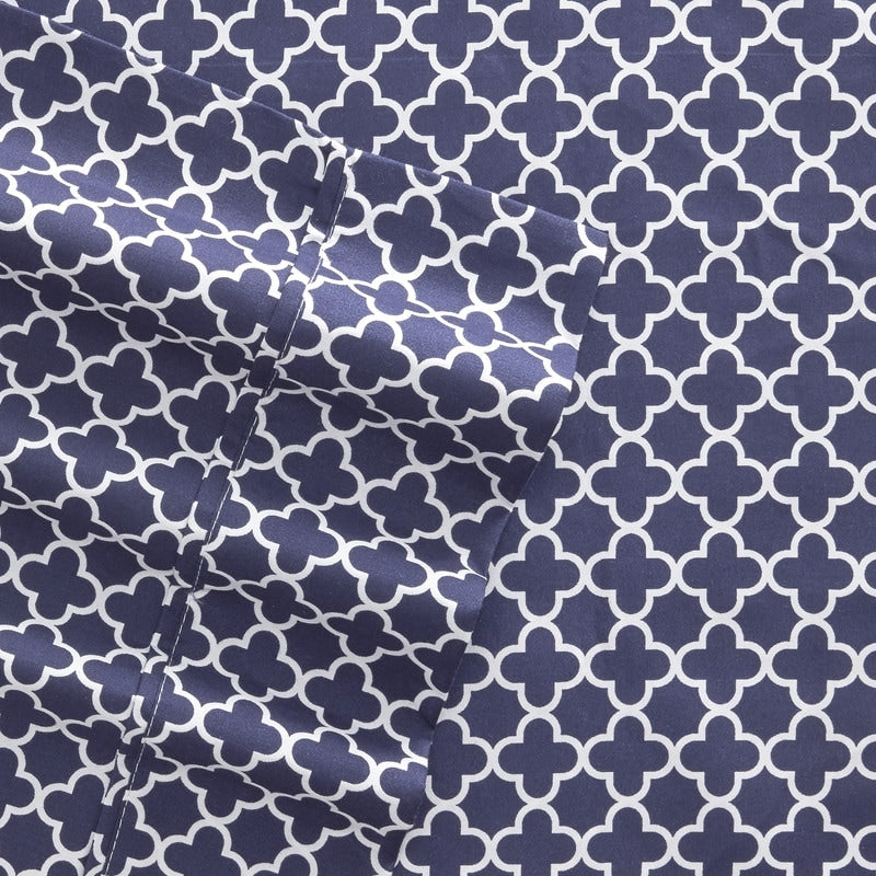 Ensemble de draps à poche profonde ultra doux imprimé Becky Cameron 4 pièces