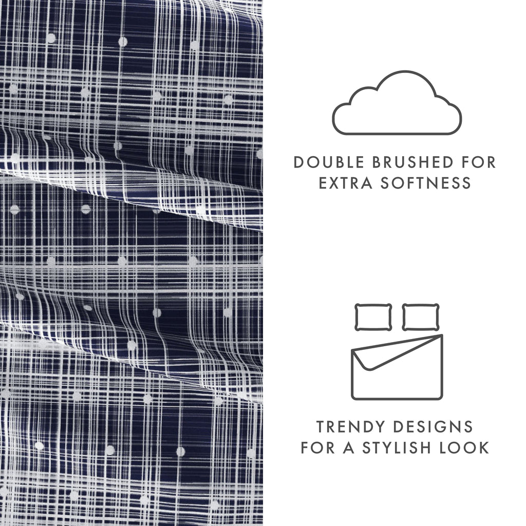 Ensemble de draps à poche profonde ultra doux imprimé Becky Cameron 4 pièces