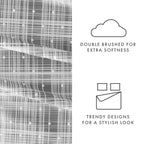 Ensemble de draps à poche profonde ultra doux imprimé Becky Cameron 4 pièces