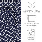 Ensemble de draps à poche profonde ultra doux imprimé Becky Cameron 4 pièces