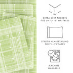 Ensemble de draps à poche profonde ultra doux imprimé Becky Cameron 4 pièces