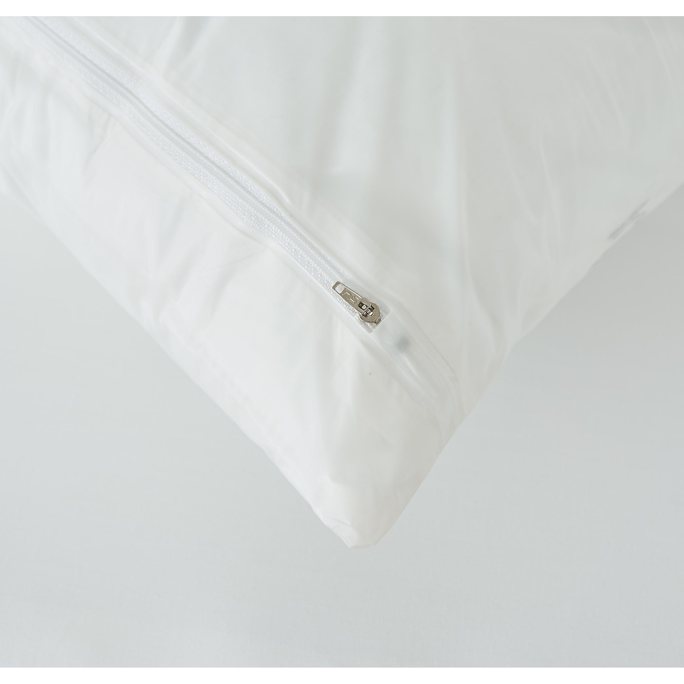 Protège-oreillers en vinyle imperméables, anti-punaises de lit et anti-allergènes – Housses d'oreiller zippées ultra-résistantes (lot de 2)