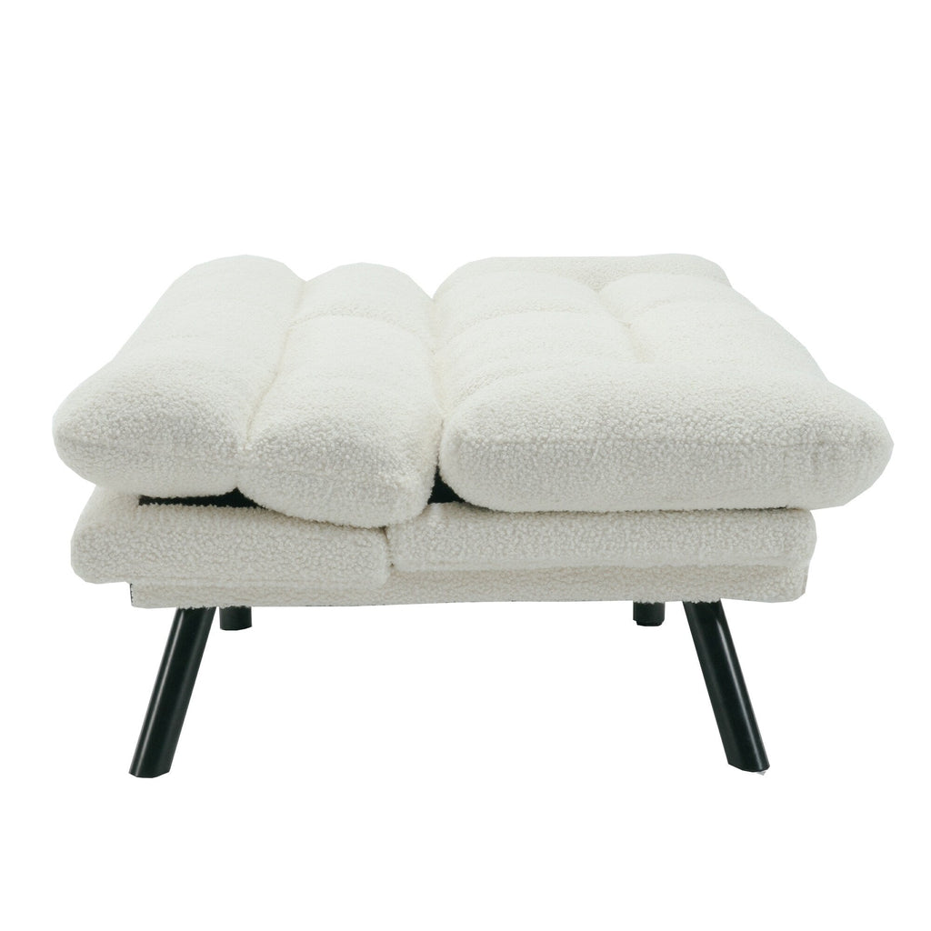 Meubles de chambre à coucher, meubles de salon, canapé avec coussin épais, canapé-lit, canapé-lit avec pieds en métal.