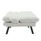 Meubles de chambre à coucher, meubles de salon, canapé avec coussin épais, canapé-lit, canapé-lit avec pieds en métal.