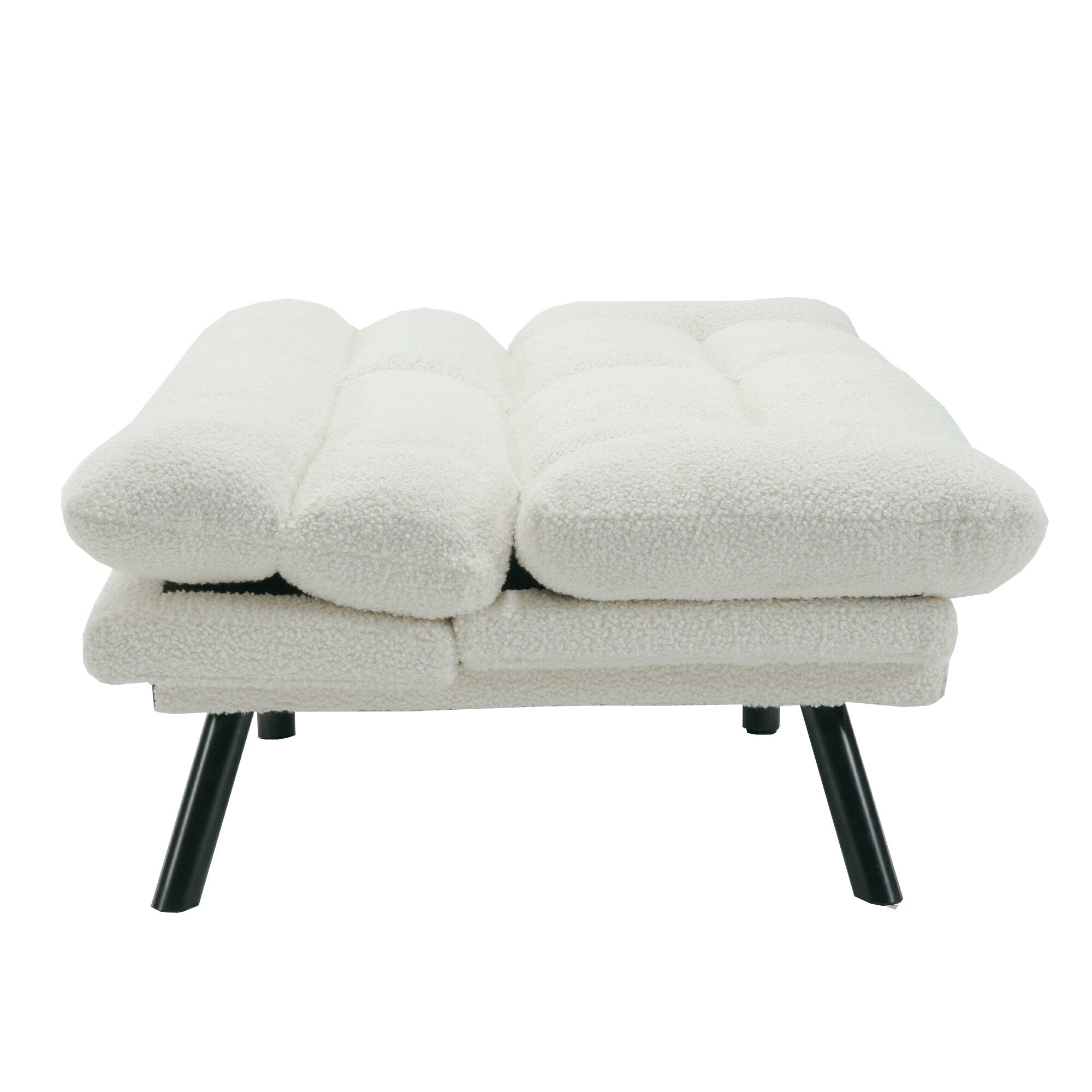 Meubles de chambre à coucher, meubles de salon, canapé avec coussin épais, canapé-lit, canapé-lit avec pieds en métal.