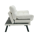 Meubles de chambre à coucher, meubles de salon, canapé avec coussin épais, canapé-lit, canapé-lit avec pieds en métal.