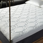 Matelas Behrens Kensington Manor 11 pouces, double, réversible, matelassé en mousse à mémoire de forme