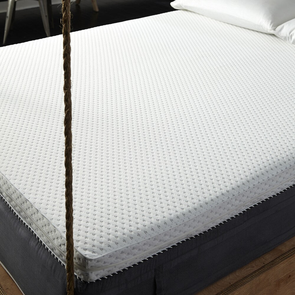 Matelas Behrens Kensington Manor 11 pouces, double, réversible, matelassé en mousse à mémoire de forme