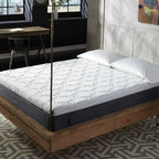 Matelas Behrens Kensington Manor 11 pouces, double, réversible, matelassé en mousse à mémoire de forme