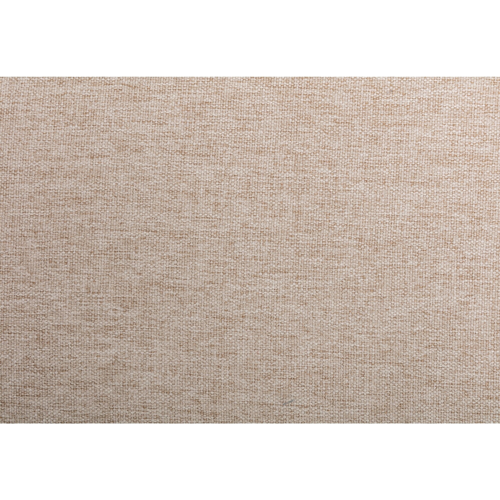 Canapé 2 places moderne en tissu beige de 74,8 pouces avec pieds en fer et coussins confortables pour le salon ou la chambre