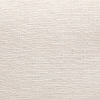 Canapé causeuse en chenille beige avec poche et clous décoratifs