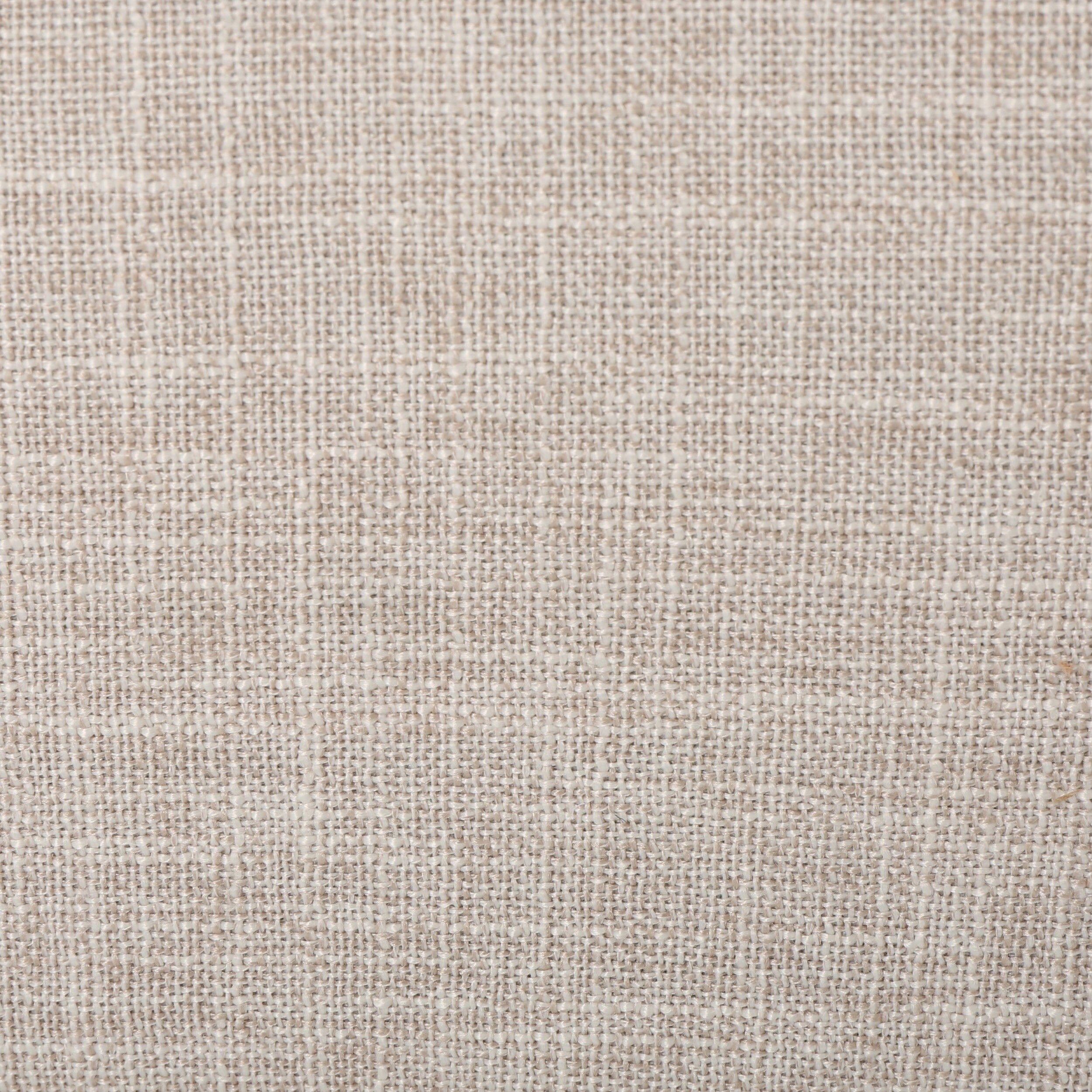 Fauteuil inclinable rembourré en tissu beige style milieu du siècle avec repose-pieds, dossier capitonné et pieds en hêtre