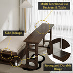 Canapé-lit convertible beige avec rangement