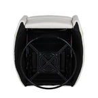 Fauteuil inclinable manuel beige à bascule avec dossier pivotant à 360° et réglable, avec deux oreillers amovibles