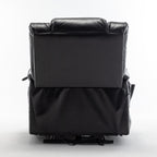 Fauteuil inclinable électrique surdimensionné beige avec moteur OKIN et position allongée à 180°