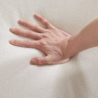 Canapé-lit convertible 3 places en polyester beige