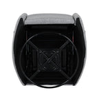 Fauteuil inclinable pivotant rembourré beige avec réglage manuel, rotation à 360° et deux coussins amovibles