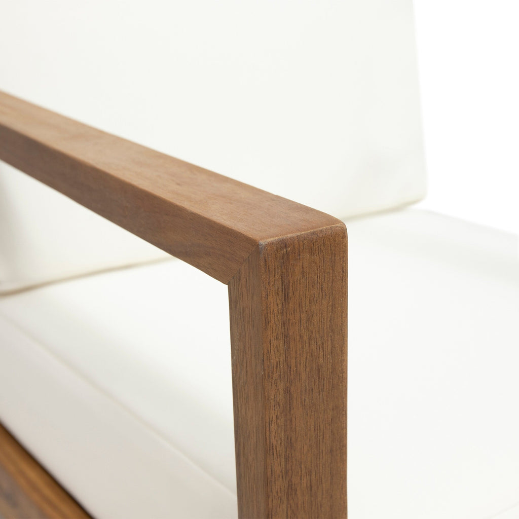 Fauteuils club d'extérieur en bois belge (lot de 2) par Christopher Knight Home