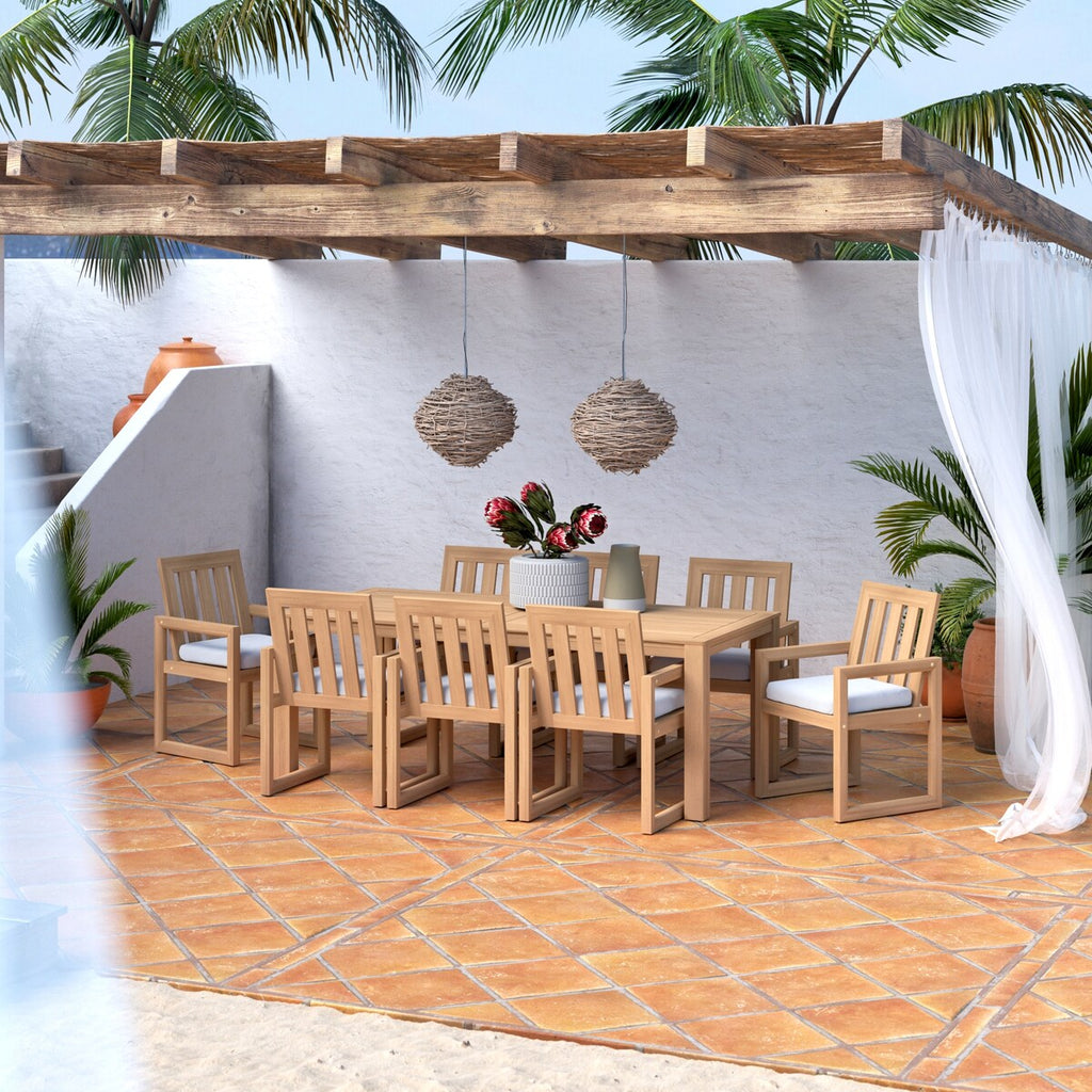 Ensemble de salle à manger d'extérieur Benson Sunbrella 9 pièces