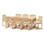 Ensemble de salle à manger d'extérieur Benson Sunbrella 9 pièces