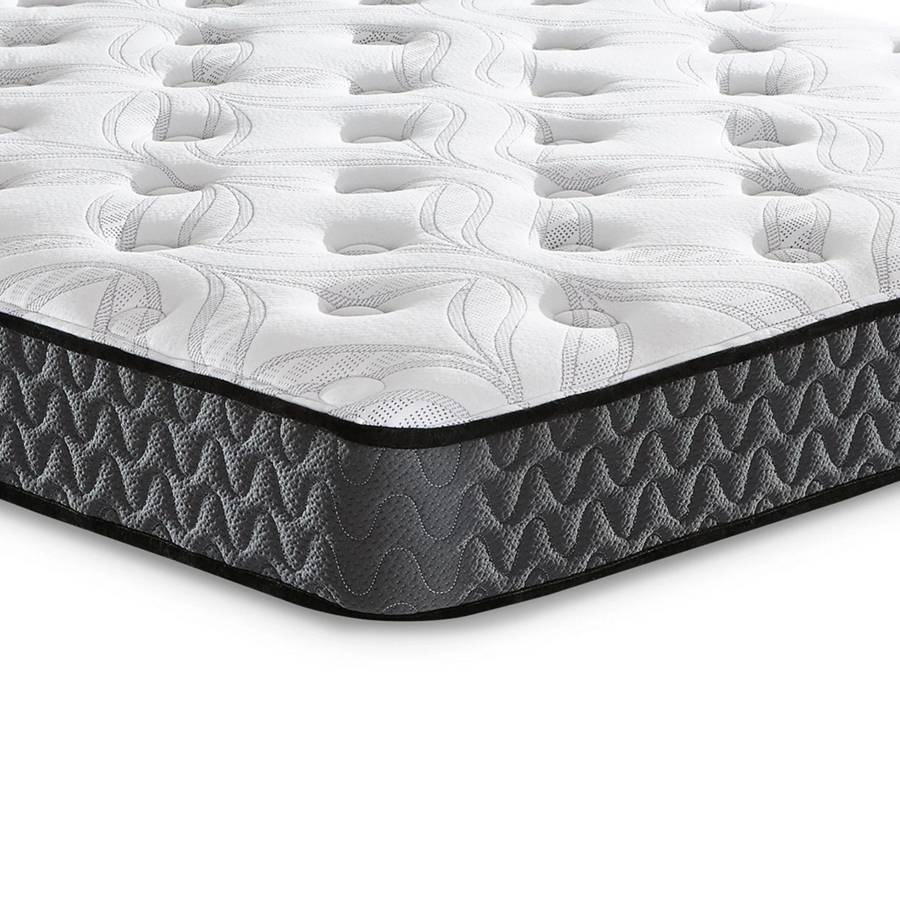 Matelas Beny double, ressorts hybrides Bonnell, mousse, confort ferme 8 pouces