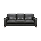 Canapé 3 places rembourré en cuir Bergen 87