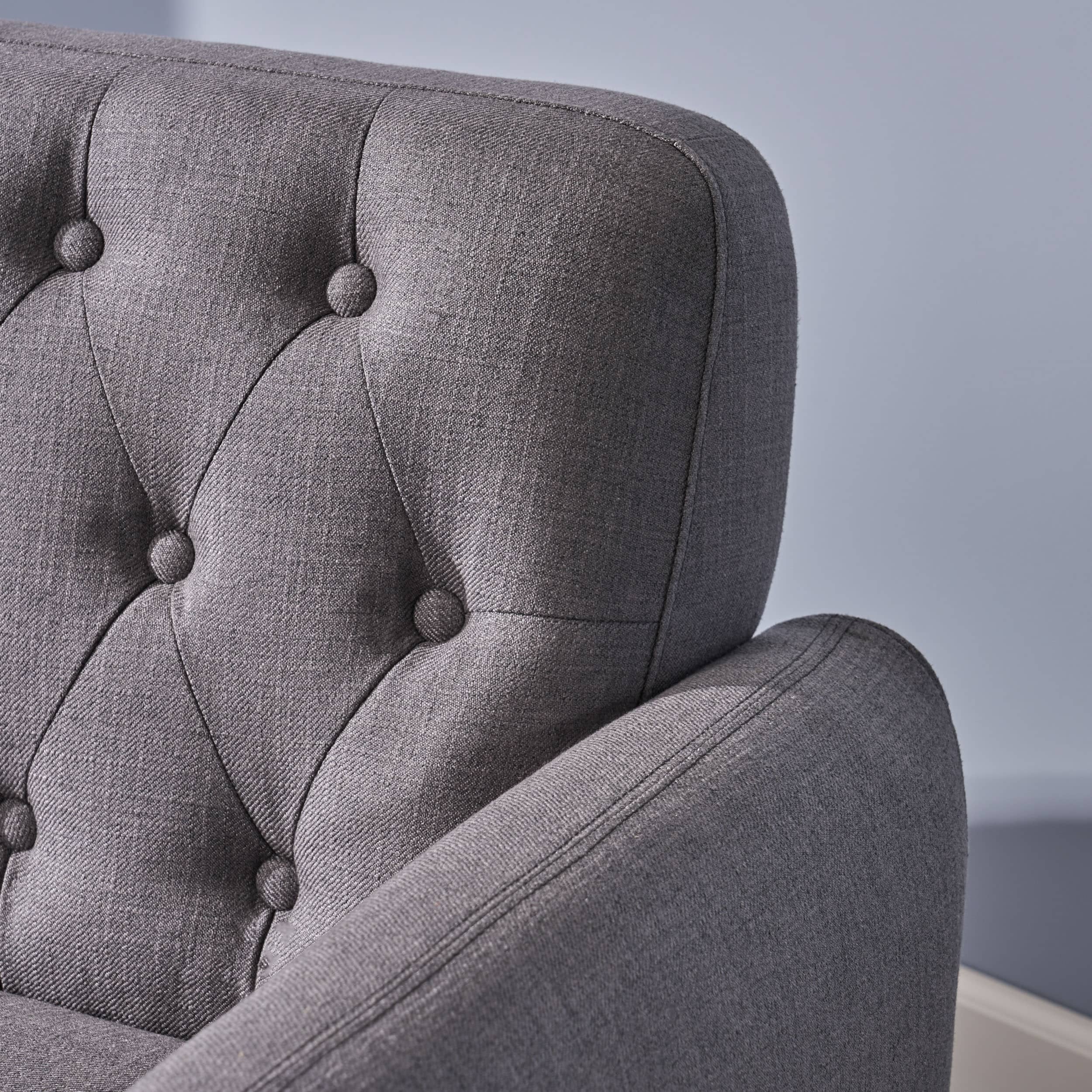 Petit canapé Bernice de style milieu de siècle par Christopher Knight Home