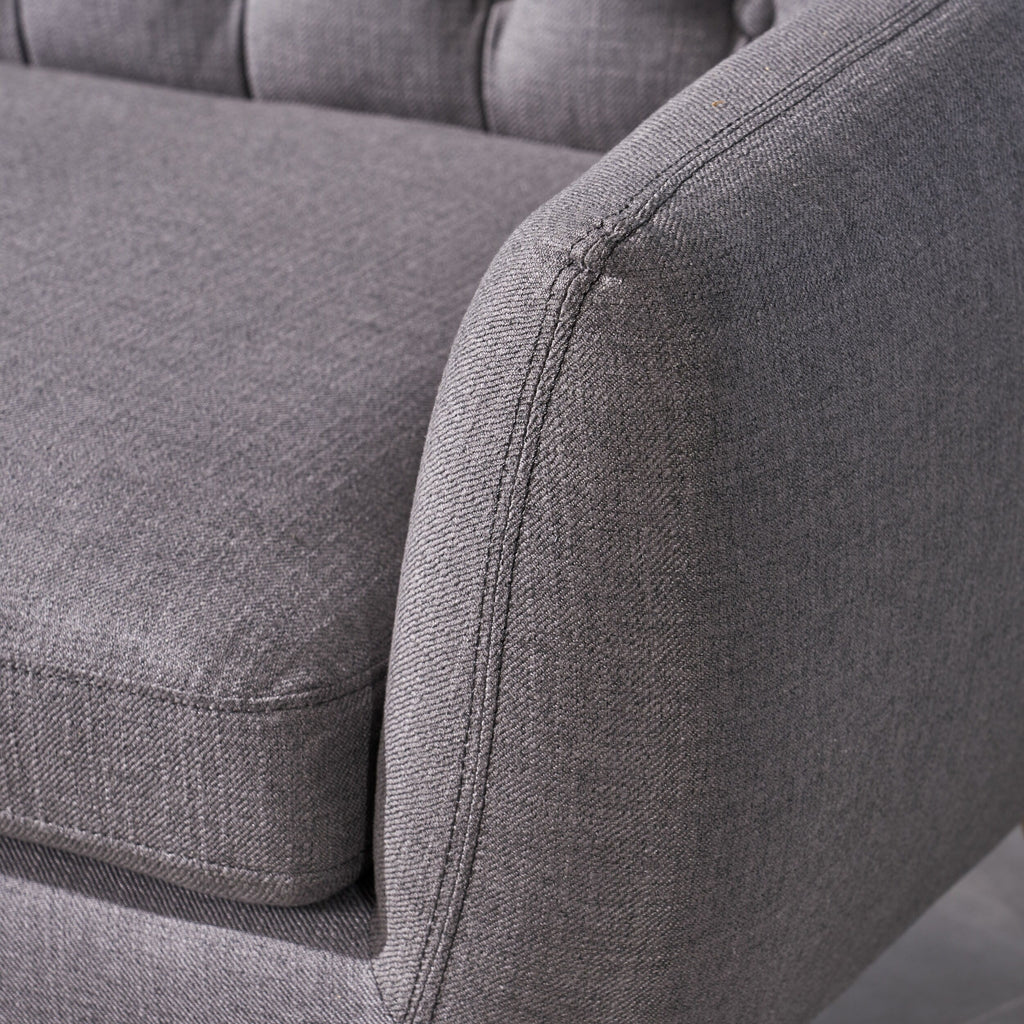 Petit canapé Bernice de style milieu de siècle par Christopher Knight Home