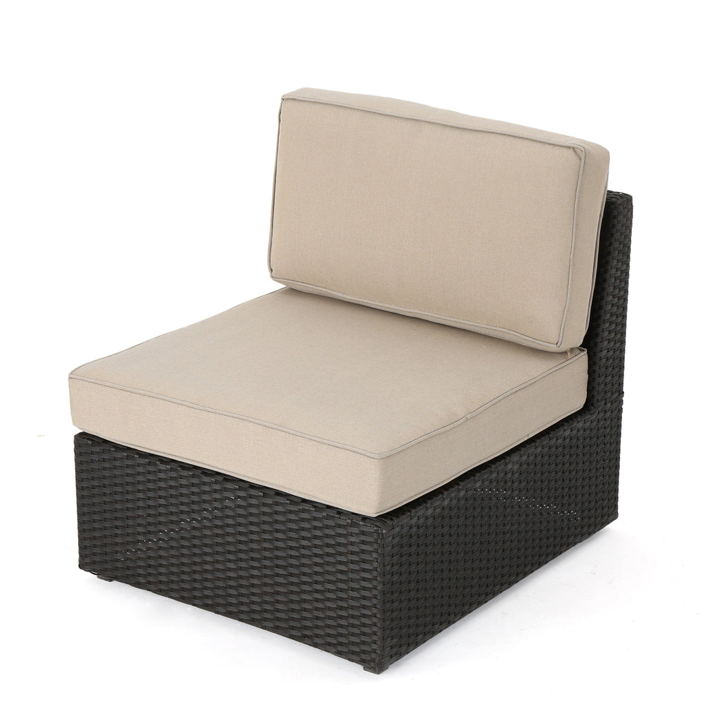 Ensemble de canapés d'extérieur en osier Best Sail Bridge 6 pièces par Havenside Home