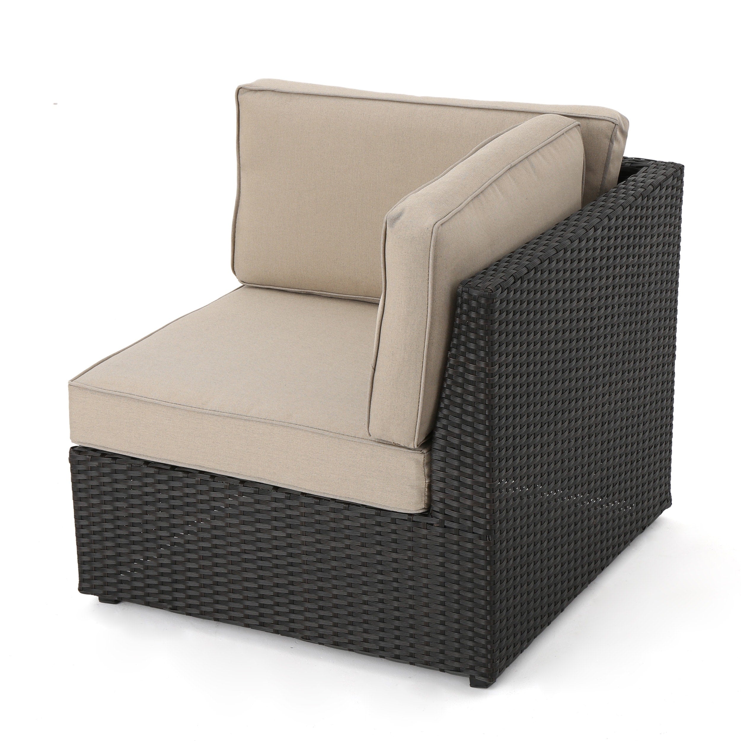 Ensemble de canapés d'extérieur en osier Best Sail Bridge 6 pièces par Havenside Home