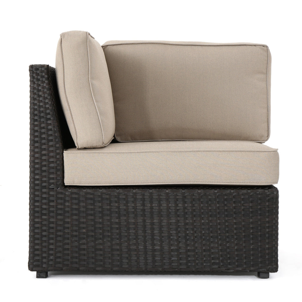 Ensemble de canapés d'extérieur en osier Best Sail Bridge 6 pièces par Havenside Home