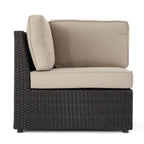 Ensemble de canapés d'extérieur en osier Best Sail Bridge 6 pièces par Havenside Home