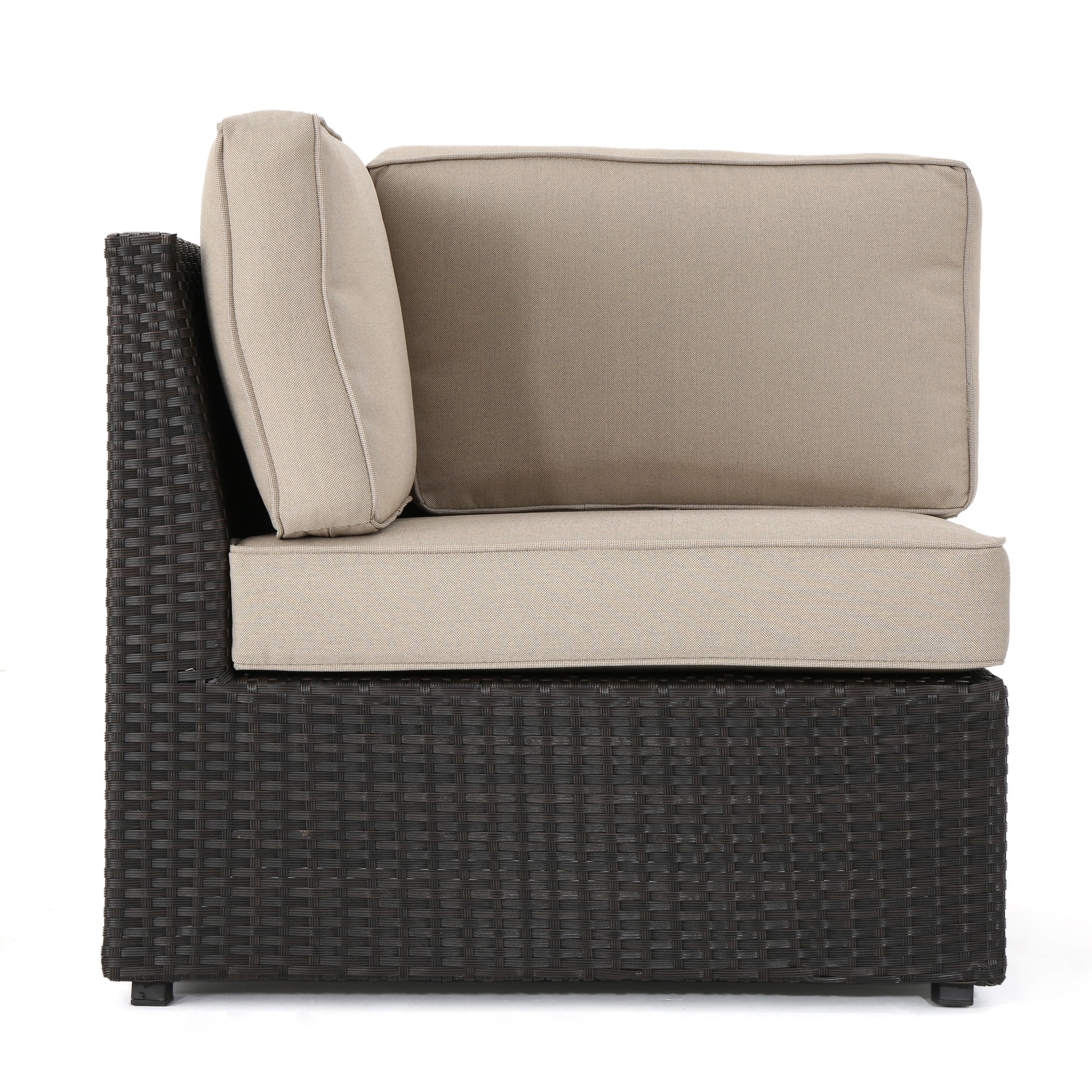 Ensemble de canapés d'extérieur en osier Best Sail Bridge 6 pièces par Havenside Home