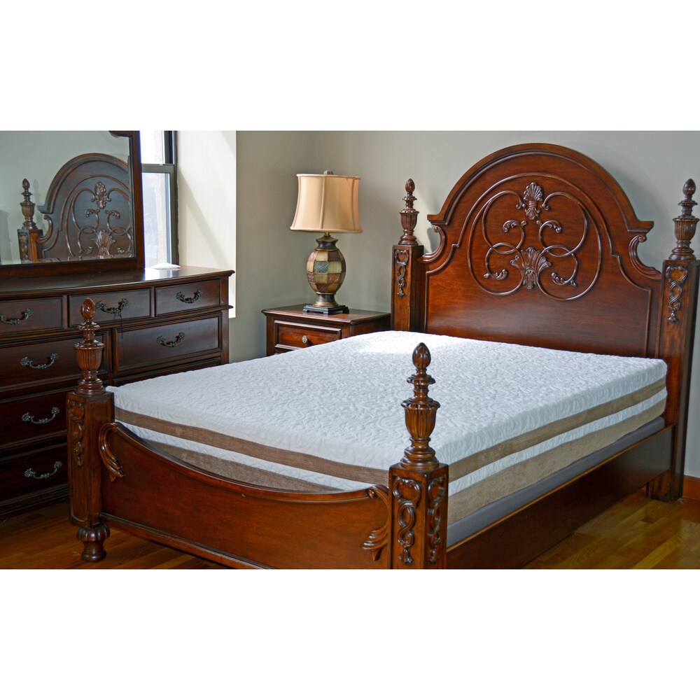 Matelas à ressorts ensachés en mousse à mémoire de forme Better Snooze Palatial Twin